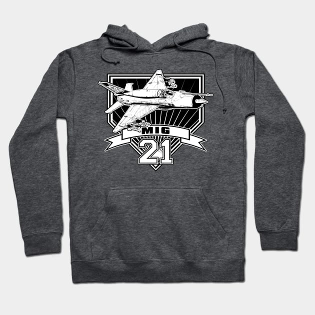 Mig 21 Hoodie by CoolCarVideos